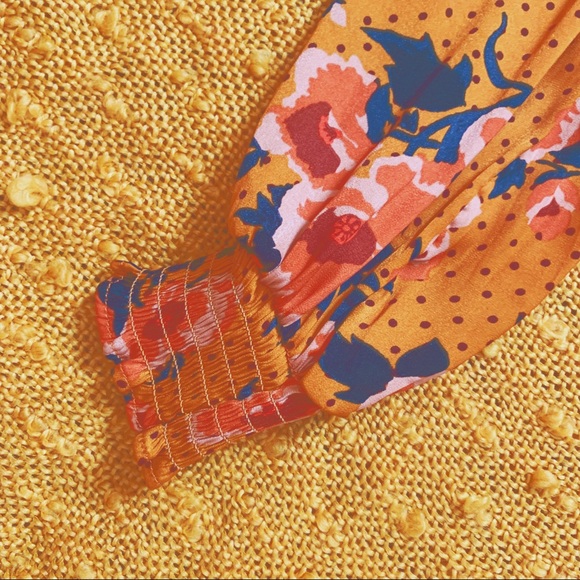 Free People Morning Light Silky Floral Mini Dress - Picture 12 of 16